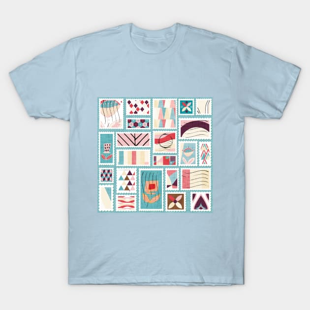 Snail Mail Blue T-Shirt by bruxamagica